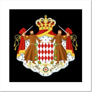 Coat of arms of Monaco Posters and Art